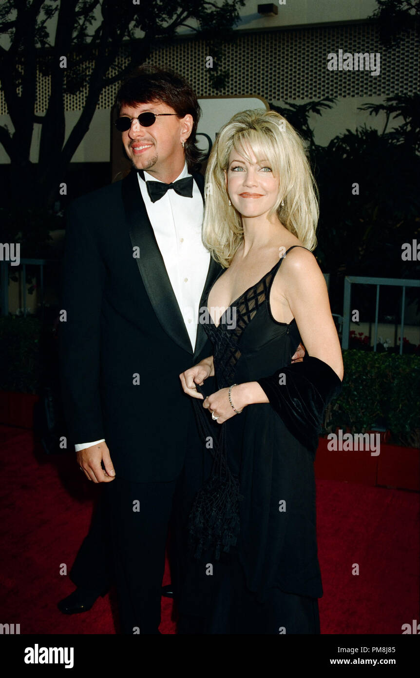 Heather Locklear and husband Richie Sambora at 1997 Golden Globe Awards