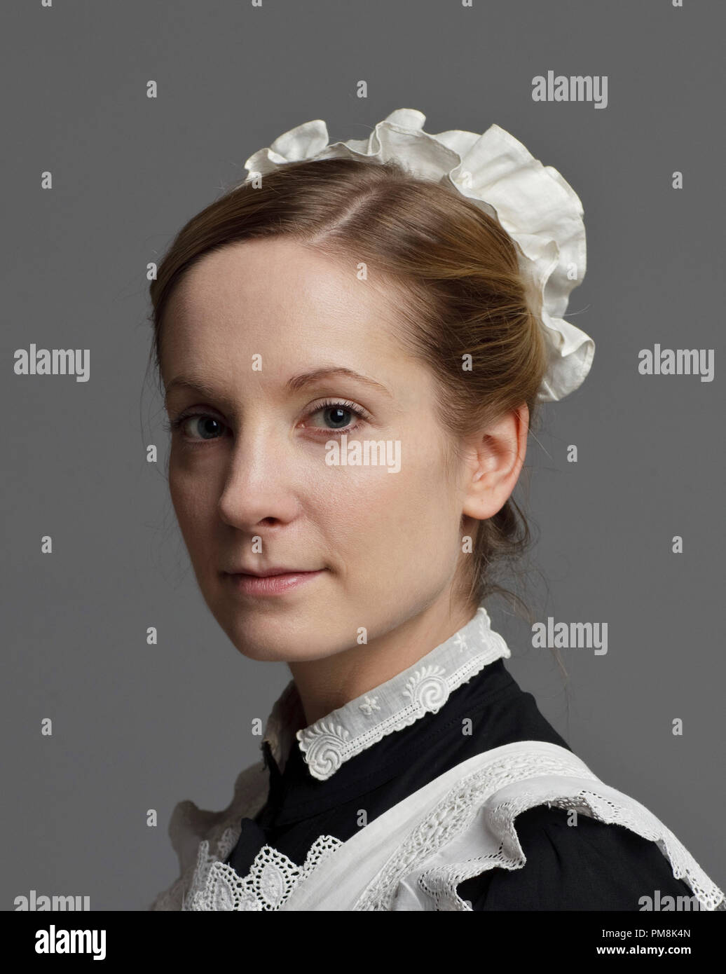 Joanne Froggatt as Head Housemaid Anna Smith Bates "Downton Abbey" Season 2, 2012 Stock Photo