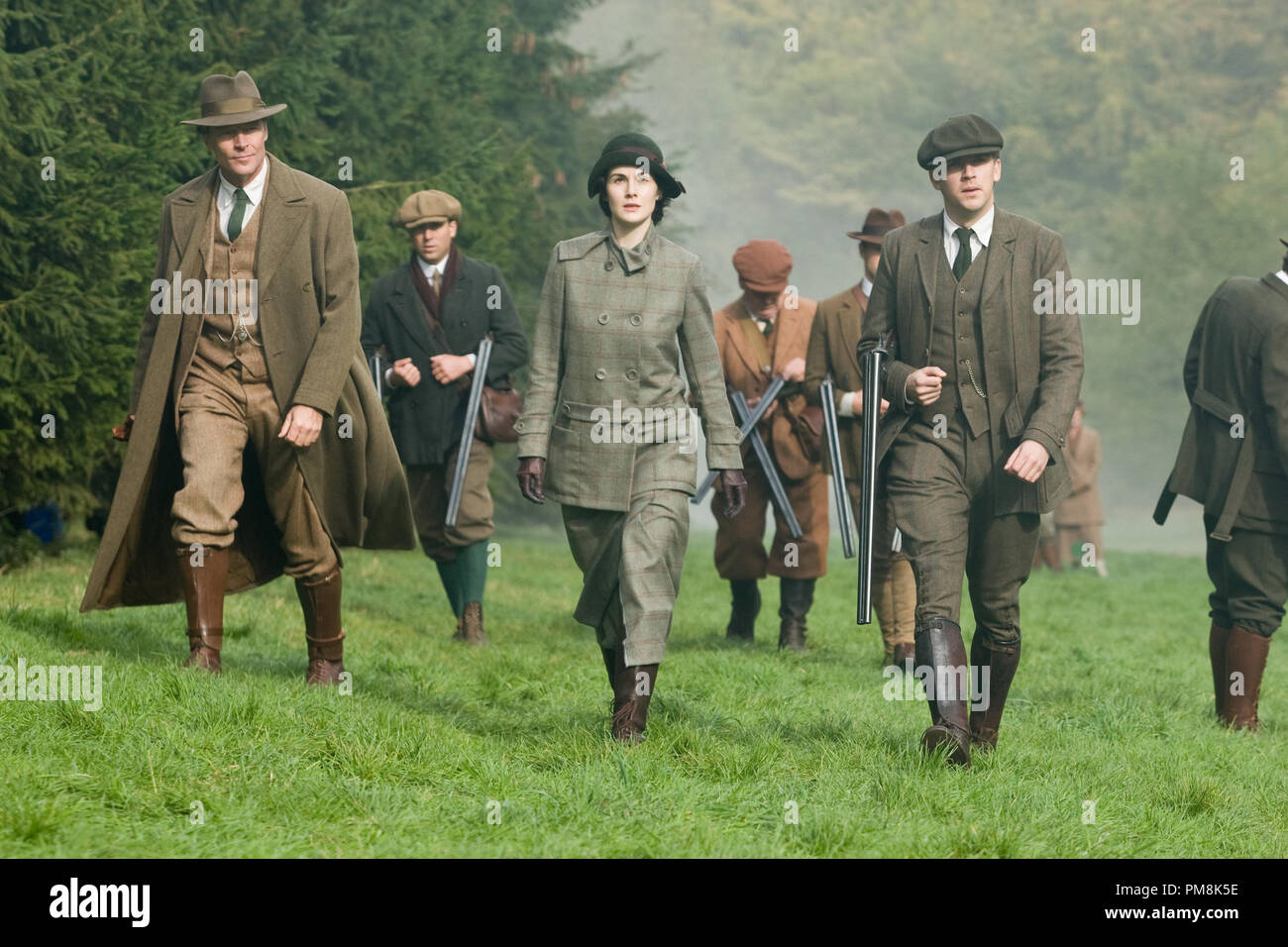 Downton Abbey Season 2 on MASTERPIECE Classic Shown from LR Iain Glen as Sir Richard Carlisle
