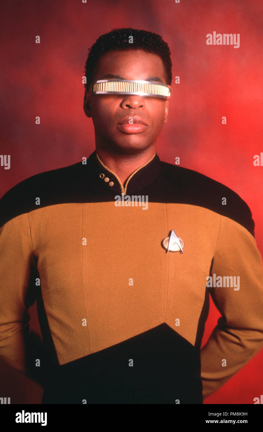 Film still or Publicity still from 'Star Trek: Next Generation' Levar Burton, circa 1989 All Rights Reserved   File Reference # 31623059THA  For Editorial Use Only Stock Photo