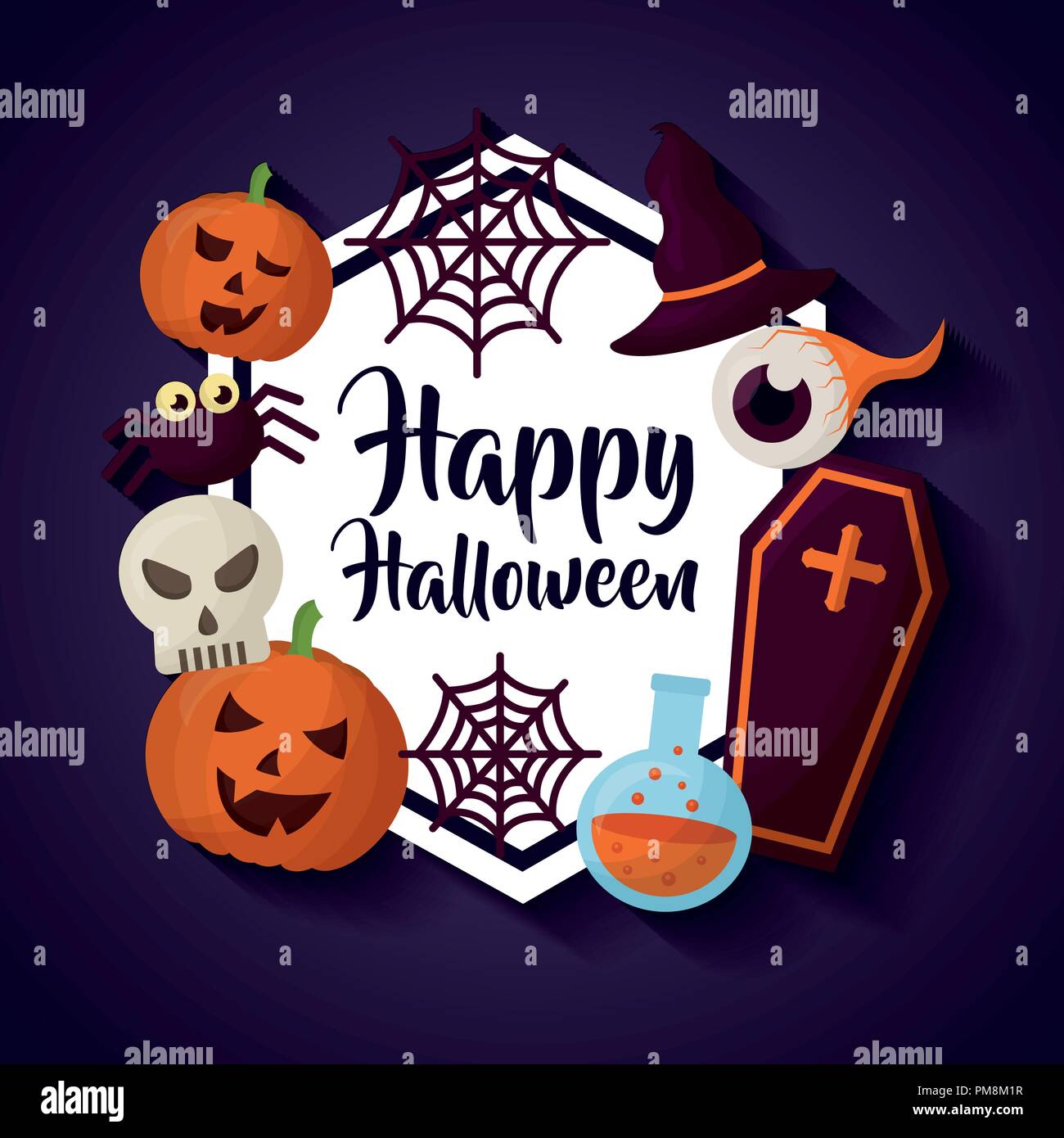 happy halloween day Stock Vector Image & Art Alamy