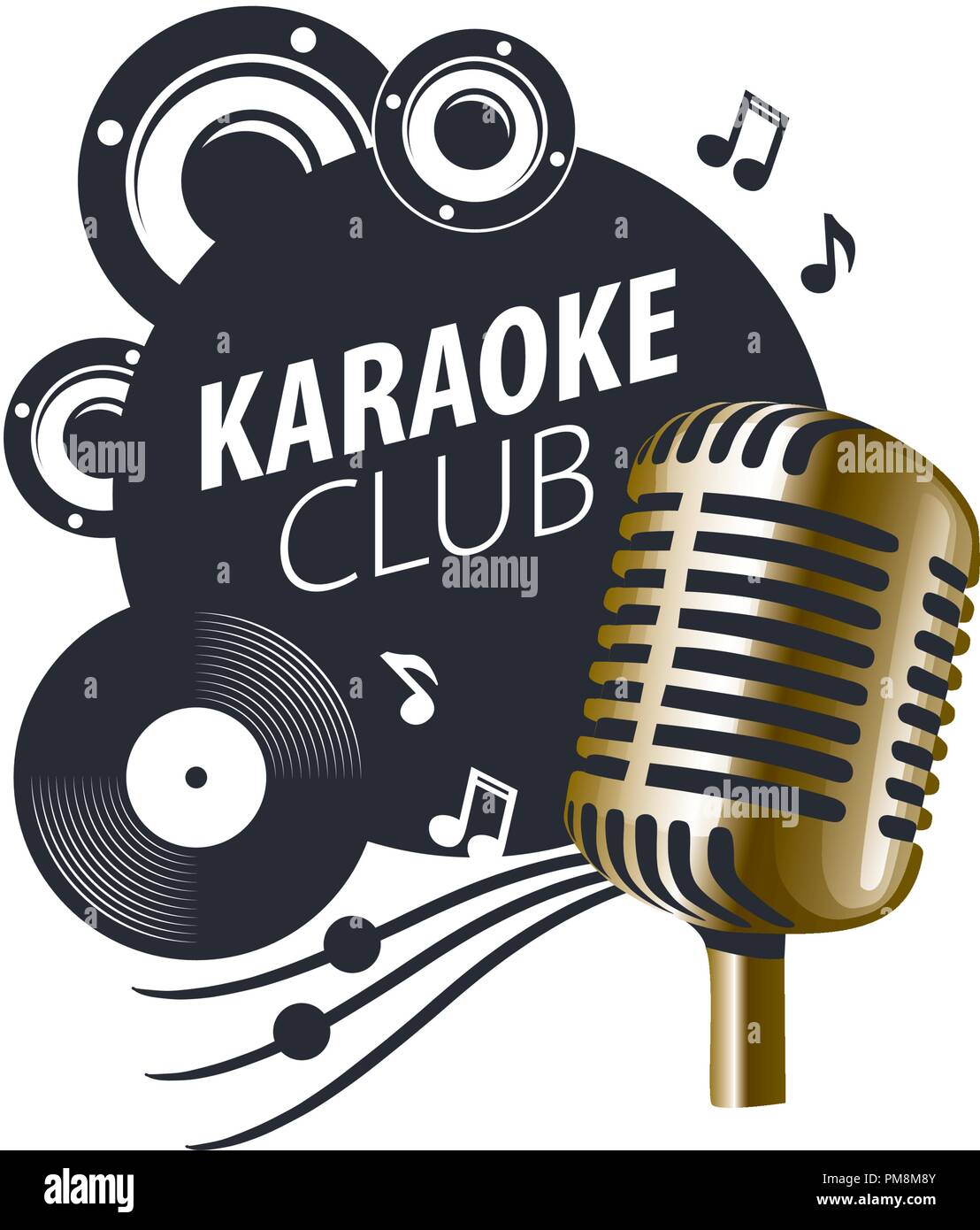 vector logo karaoke Stock Vector Image & Art - Alamy