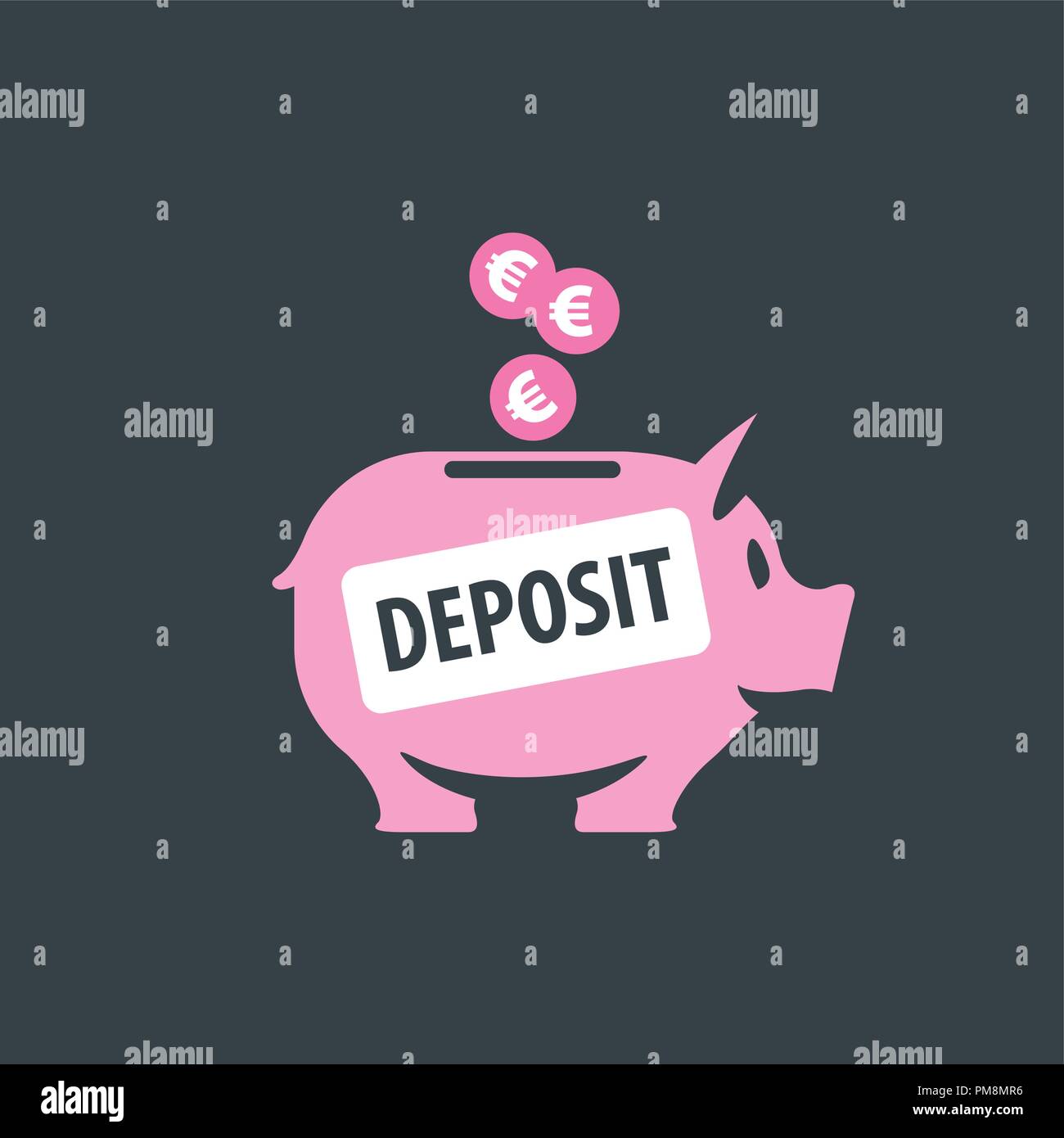 vector logo piggy bank Stock Vector Image & Art Alamy