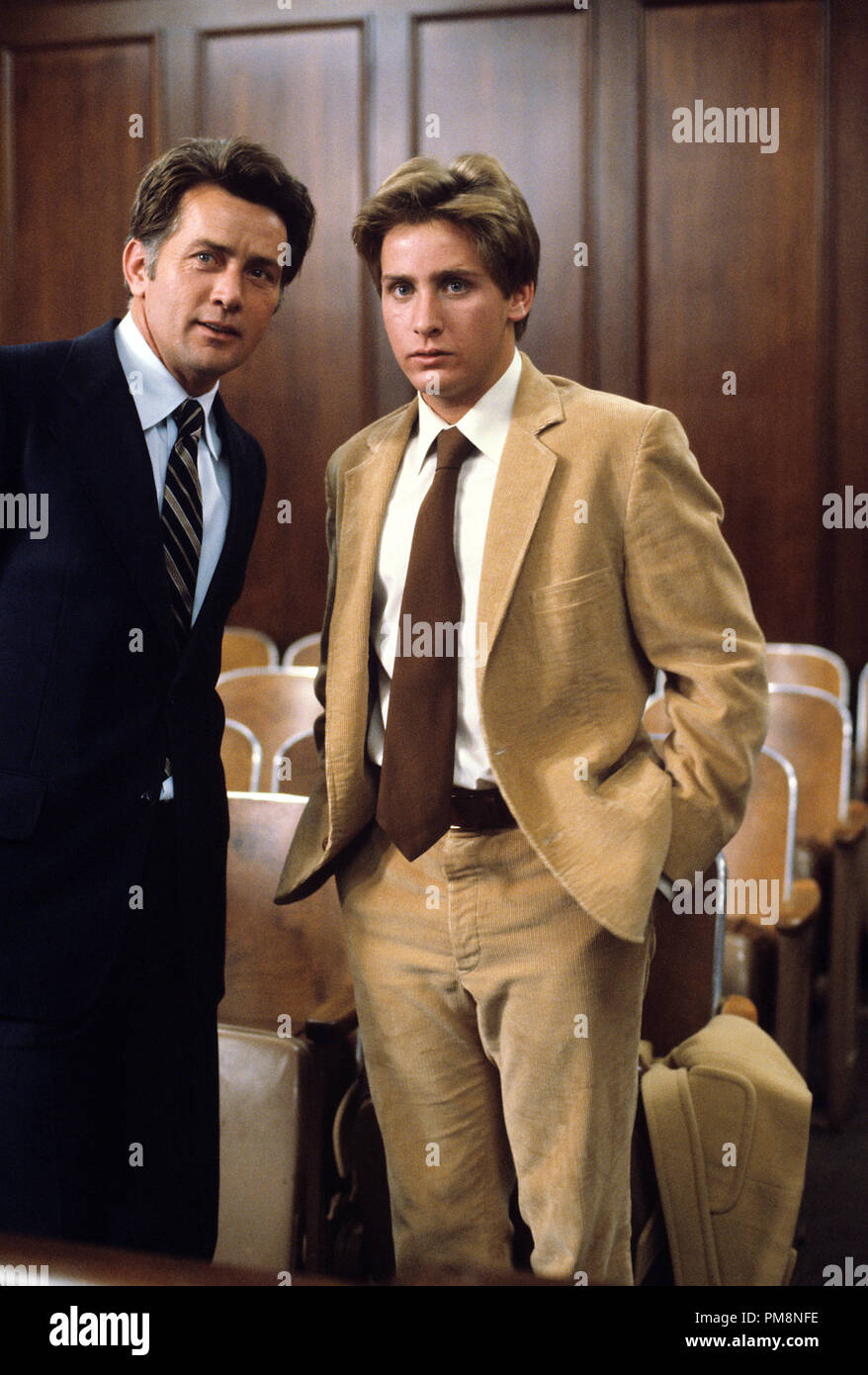 Studio Publicity Still from 'In the Custody of Strangers' Martin Sheen, Emilio Estevez 1982  All Rights Reserved   File Reference # 31710176THA  For Editorial Use Only Stock Photo