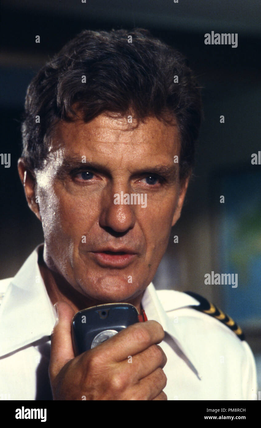 Studio Publicity Still from 'Airplane' Robert Stack © 1981 Paramount  All Rights Reserved   File Reference # 31713211THA  For Editorial Use Only Stock Photo