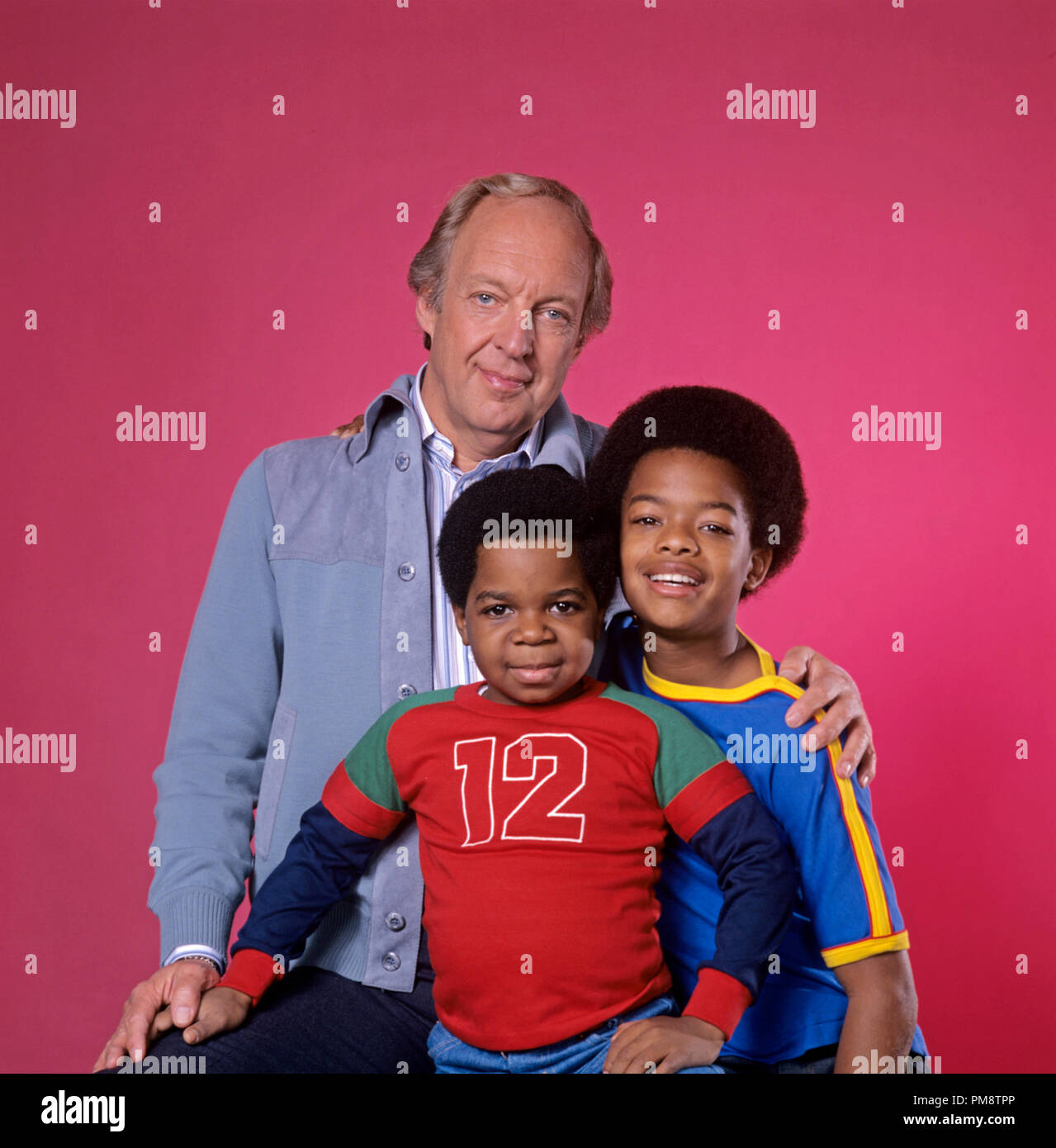 Studio Publicity Still from 'Diff'rent Strokes' Conrad Bain, Gary Coleman, Todd Bridges circa 1980    All Rights Reserved   File Reference # 31715266THA  For Editorial Use Only Stock Photo