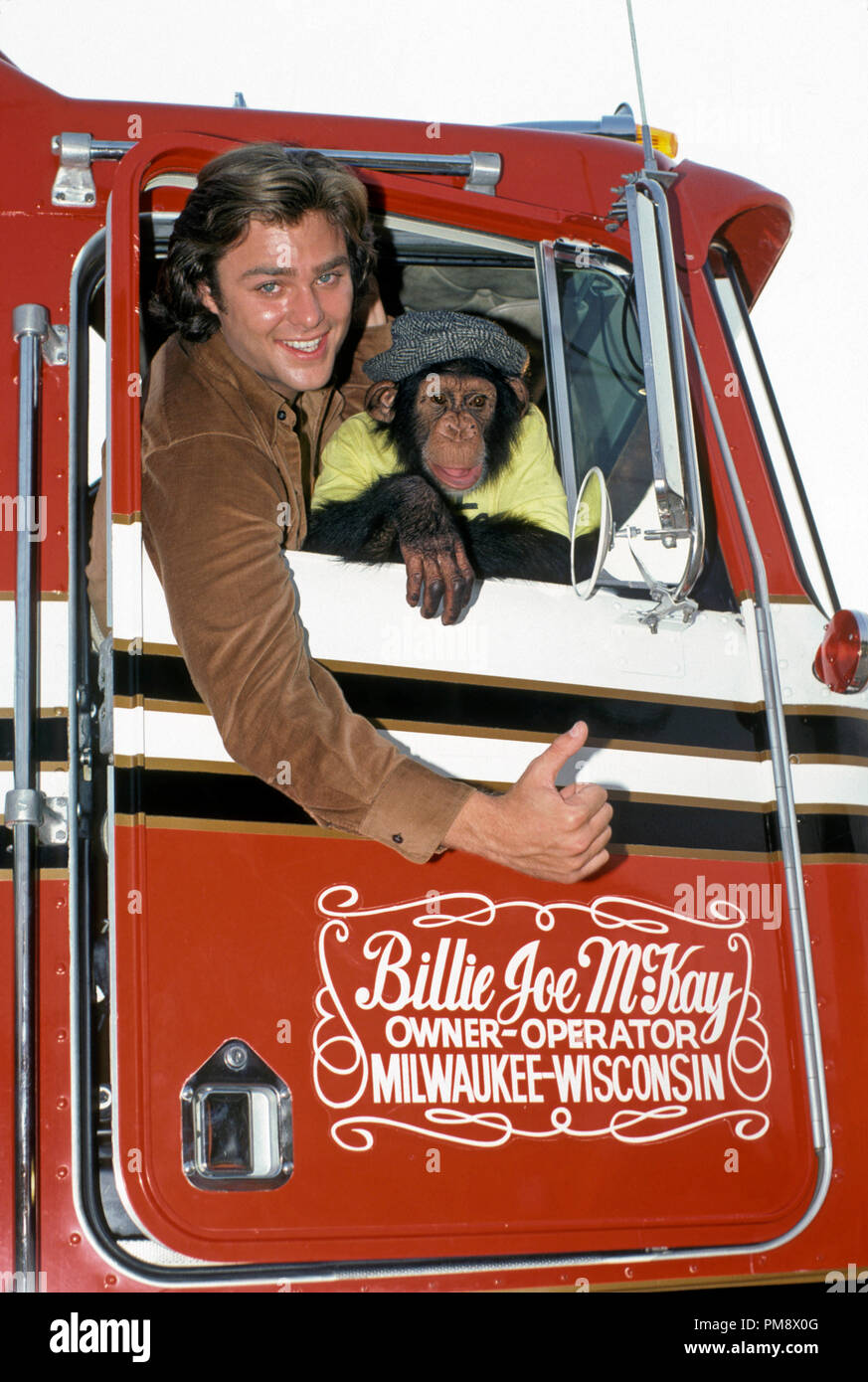 Studio Publicity Still from "BJ and the Bear" Greg Evigan 1979 All Rights Reserved File