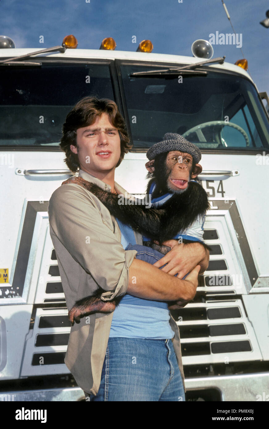Studio Publicity Still from “BJ and the Bear” Greg Evigan 1979 All