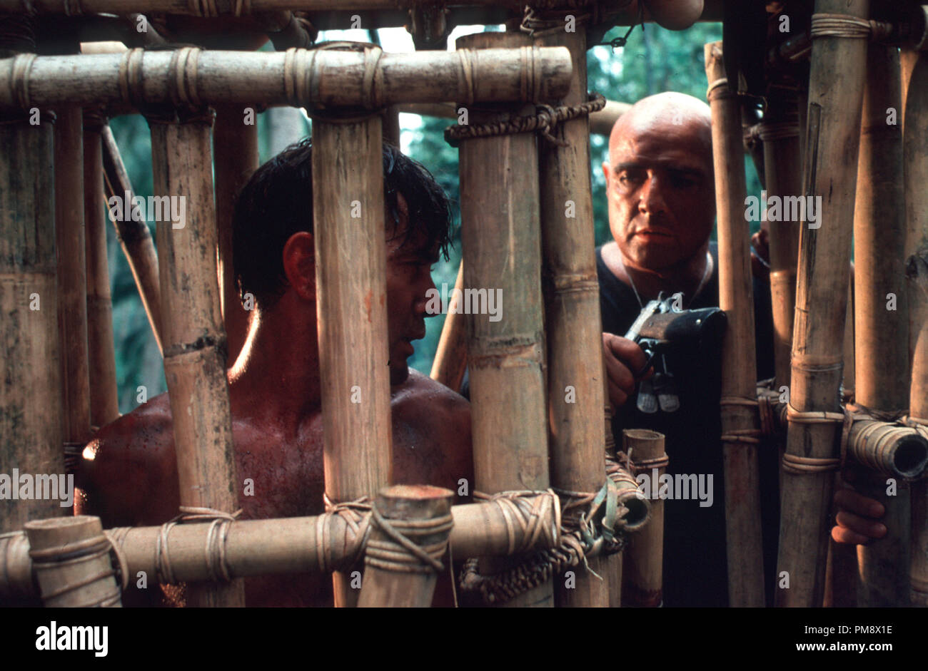 Studio Publicity Still from 'Apocalypse Now' Martin Sheen, Marlon Brando © 1979 United Artists  All Rights Reserved   File Reference # 31718152THA  For Editorial Use Only Stock Photo