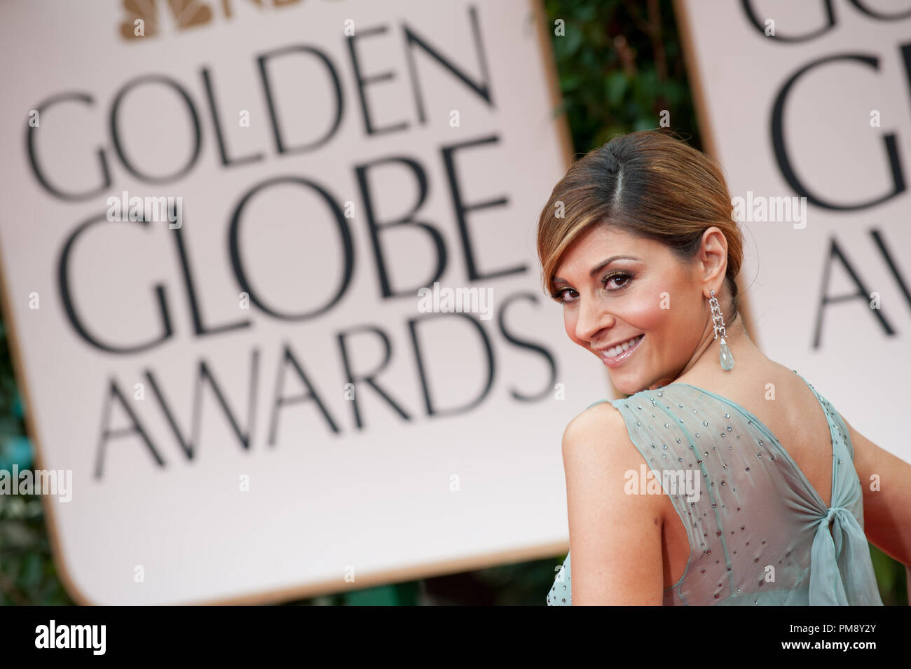 Nominated for BEST PERFORMANCE BY AN ACTRESS IN A TELEVISION SERIES – DRAMA for her role in “Necessary Roughness” (USA Network), actress Callie Thorne attends the 69th Annual Golden Globes Awards at the Beverly Hilton in Beverly Hills, CA on Sunday, January 15, 2012. Stock Photo