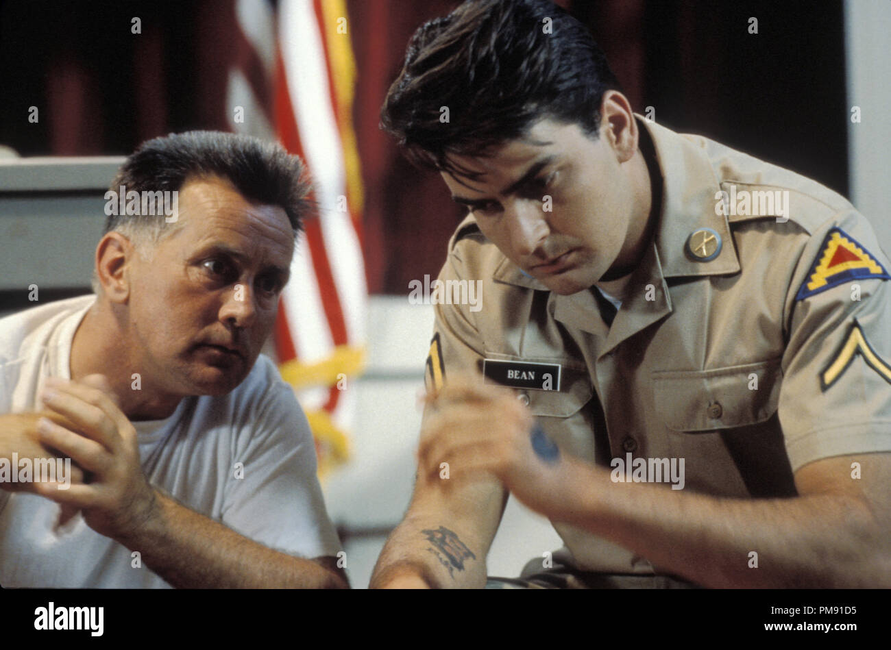 Film still or Publicity still from 'Cadence' Martin Sheen and Charlie Sheen © 1991 Northern Lights Media   All Rights Reserved   File Reference # 31527170THA  For Editorial Use Only Stock Photo