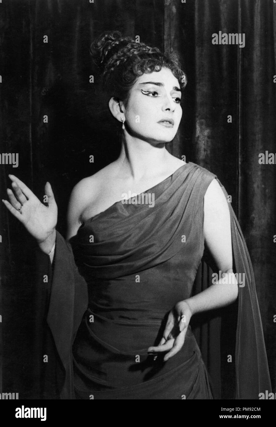 Matia Callas, circa 1954.  File Reference # 31537 181 Stock Photo