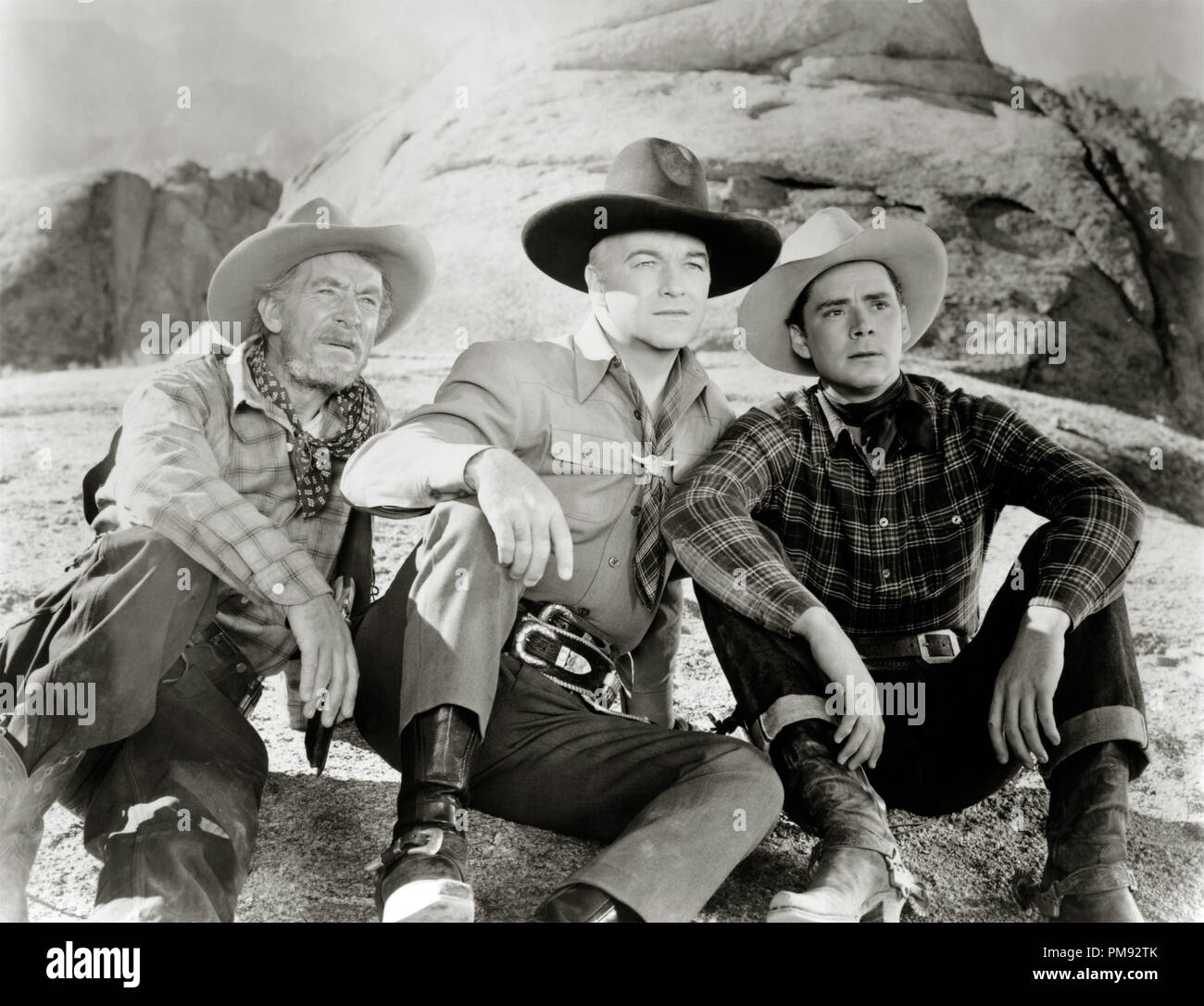 William Boyd as Hopalong Cassidy, 'Pirates on Horseback' 1941 File Reference # 31537 314 Stock Photo