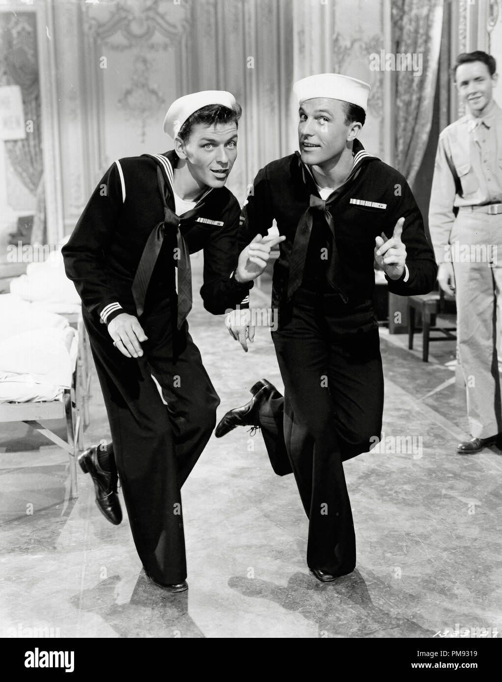 Gene Kelly and Frank Sinatra, "Anchors Aweigh" 1945 MGM File Reference 31537 376THA Stock
