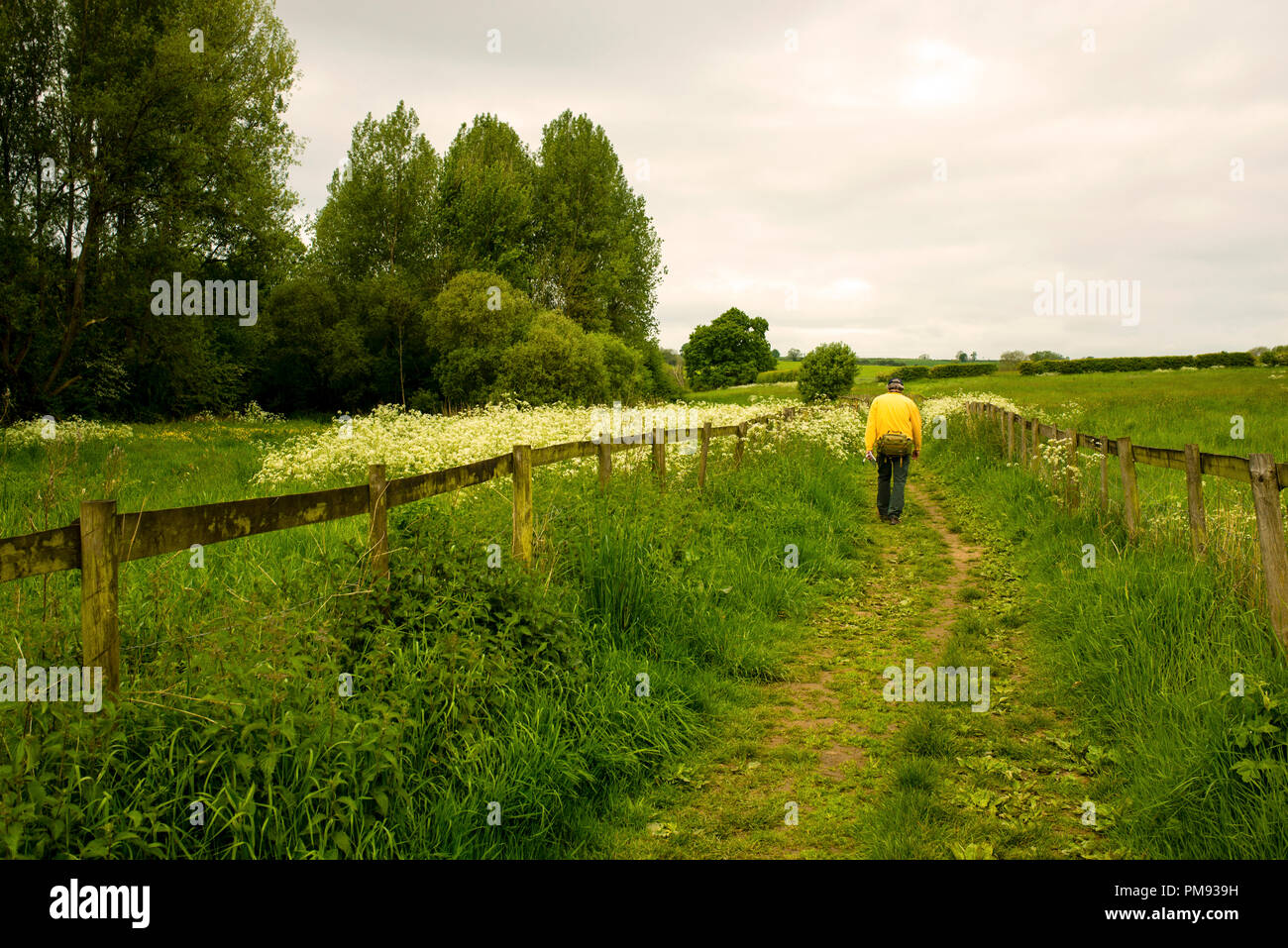 Public footpaths in the Cotswold Area of Outstanding Natural Beauty in