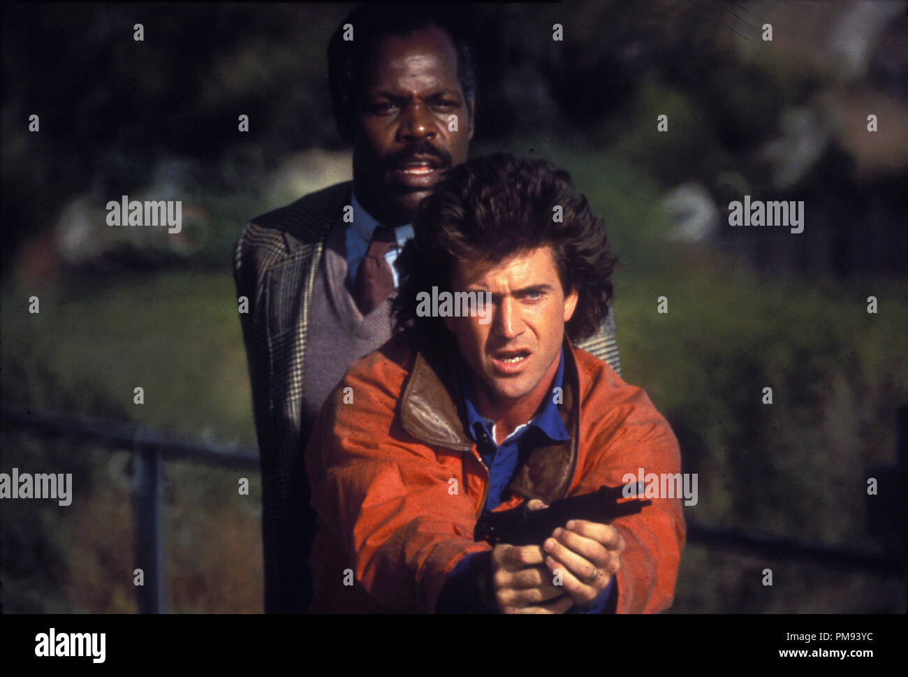 Studio Publicity Still from "Lethal Weapon" Danny Glover, Mel Gibson © 1987 Warner All Rights