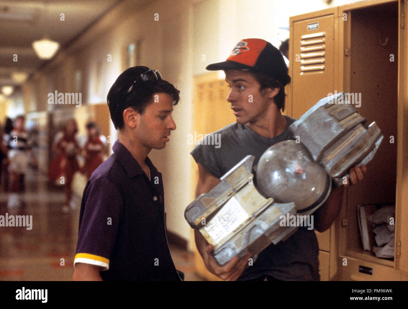 Studio Publicity Still from 'My Science Project' Fisher Stevens, John Stockwell © 1985 Touchstone Pictures  All Rights Reserved   File Reference # 31703210THA  For Editorial Use Only Stock Photo