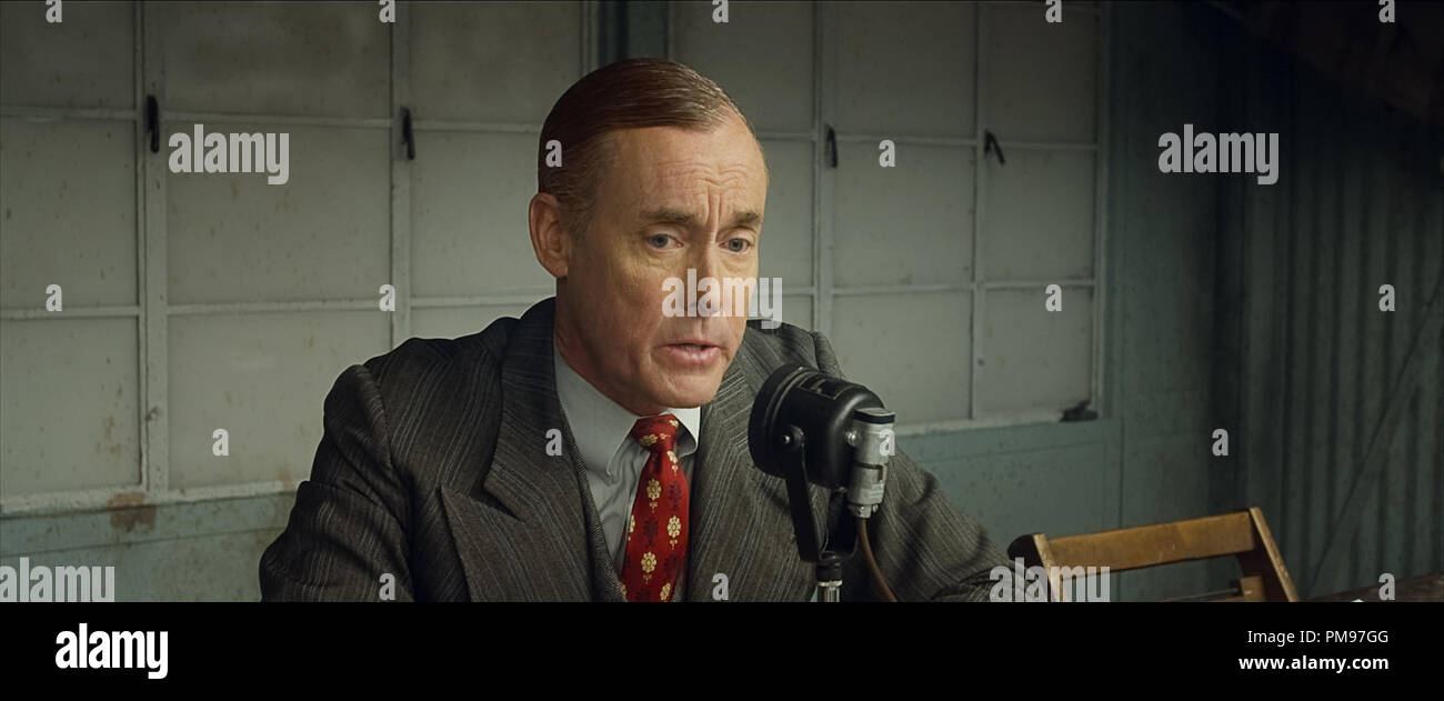 JOHN C. McGINLEY as Red Barber in Warner Bros. Pictures’ and Legendary Pictures’ drama “42,” a Warner Bros. Pictures release. Stock Photo