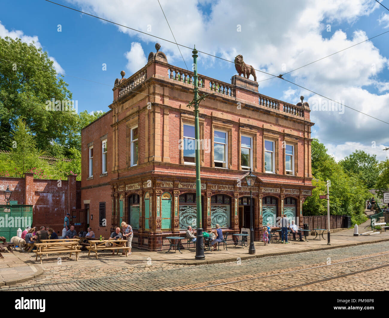 Crich Tramway Village Museum, Derbyshire, UK Stock Photo