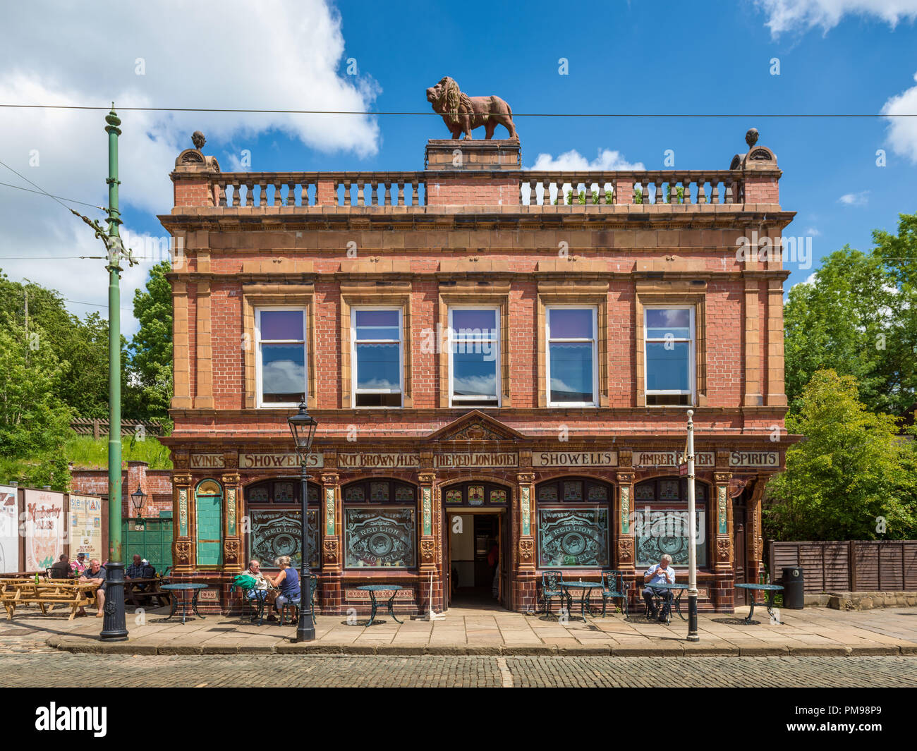 Crich Tramway Village Museum, Derbyshire, UK Stock Photo