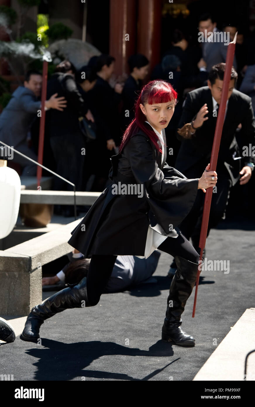 THE WOLVERINE. Yukio (Rila Fukushima) is about to be hurtled into an epic struggle. Photo credit: Ben Rothstein. Stock Photo