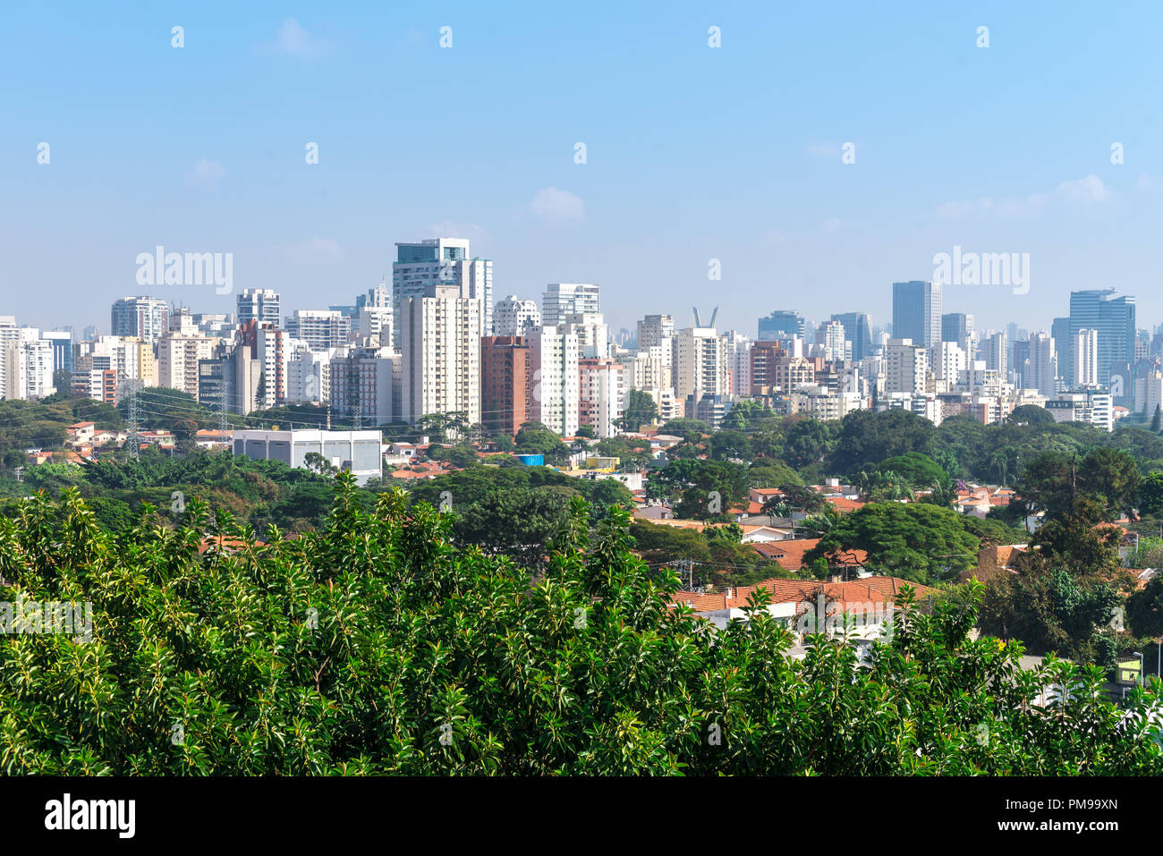 Sao Paulo, Brazil, mai 26, 2018: Building view of the biggest city in Latin American Stock Photo