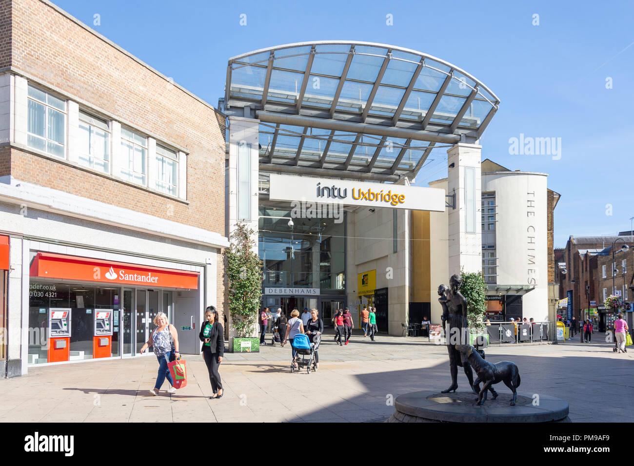 Entrance to Intu shopping centre, High Street, Uxbridge, London Borough of  Hillington, Greater London, England, United Kingdom Stock Photo - Alamy