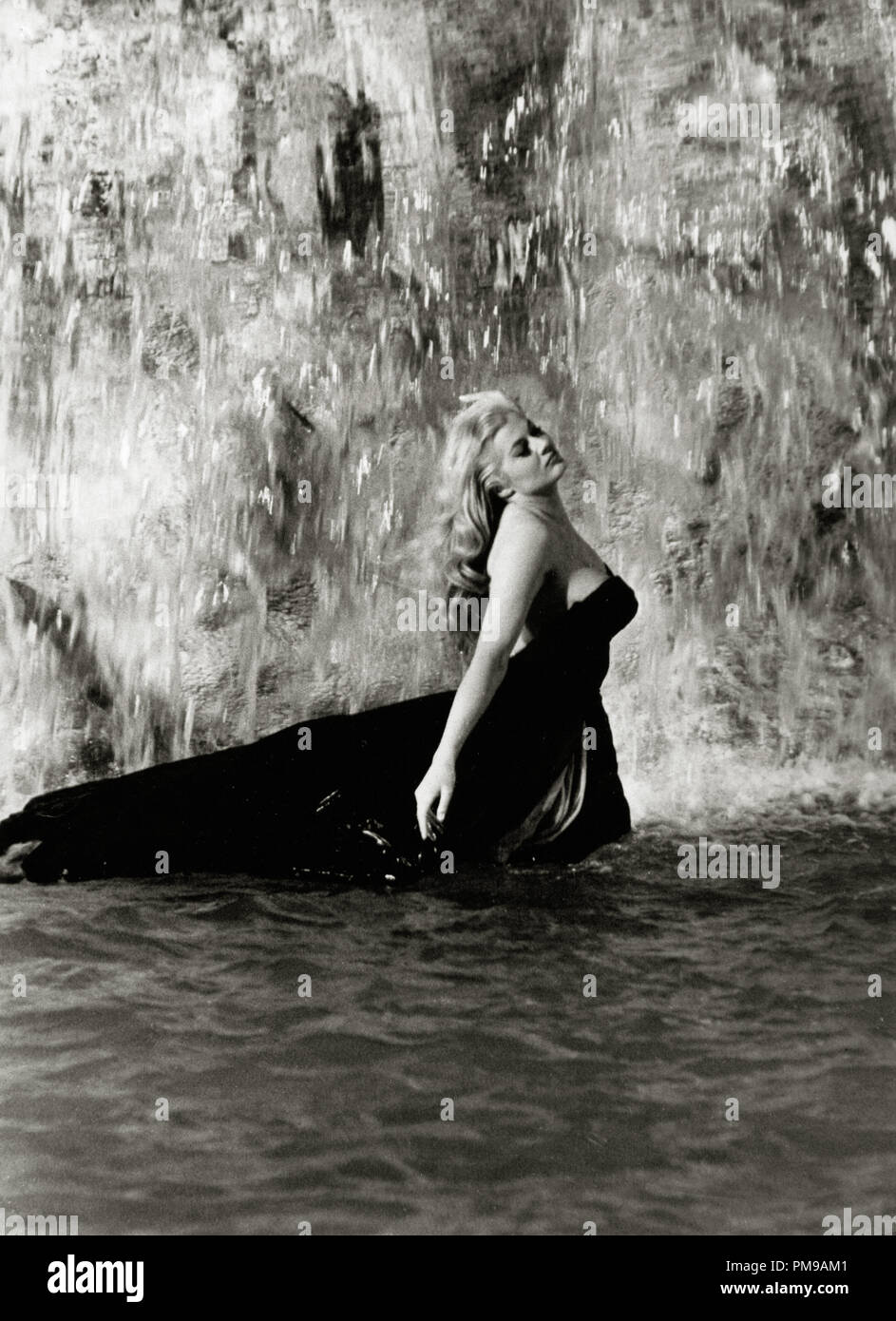 Anita Ekberg, ''La Dolce Vita', 1960    File Reference # 31955 099THA Stock Photo