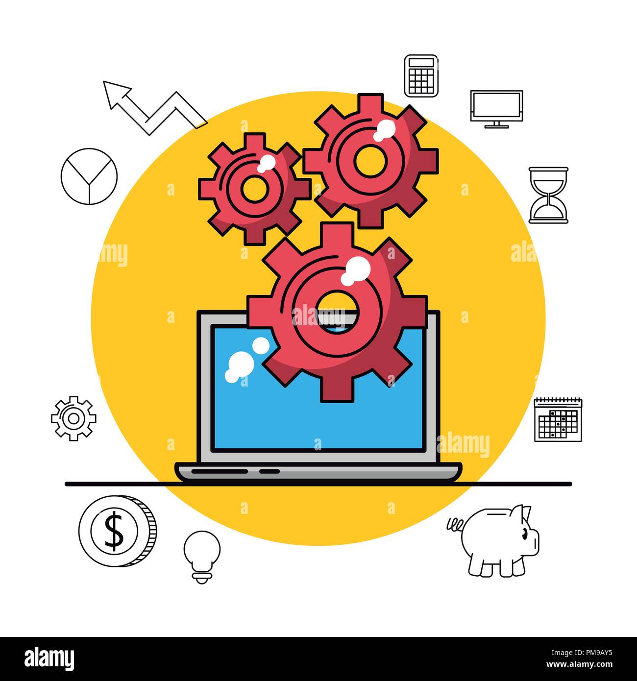Business and money investment Stock Vector Image & Art - Alamy