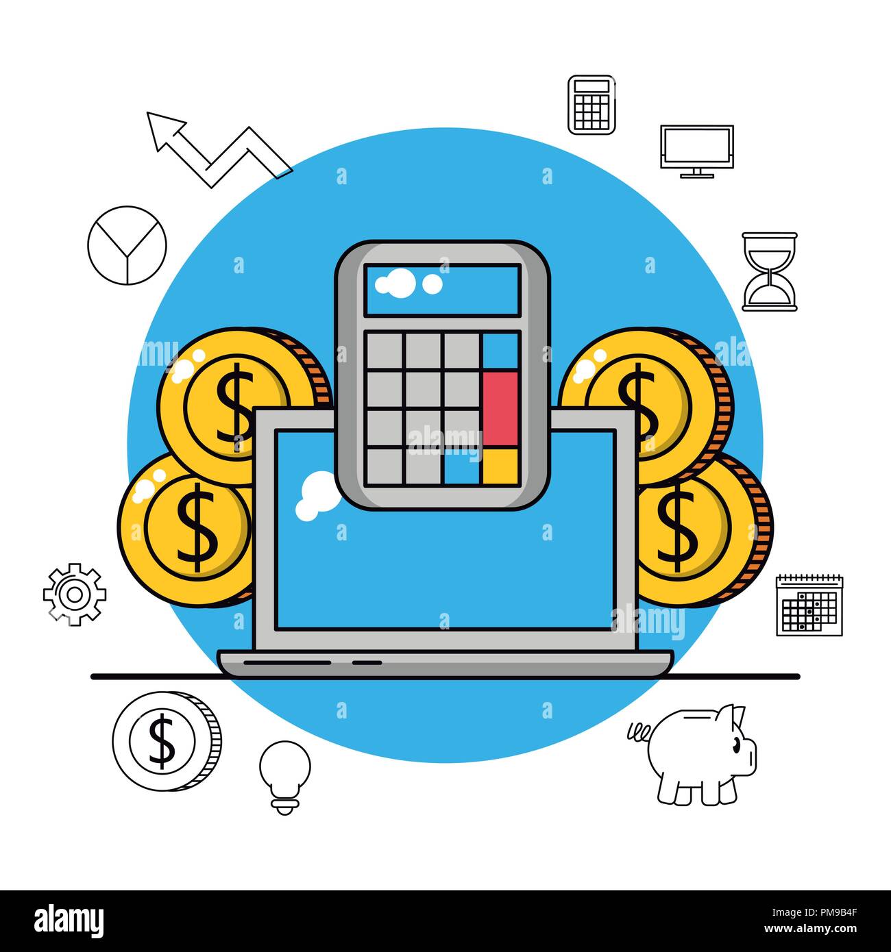 Business and money investment Stock Vector Image & Art - Alamy