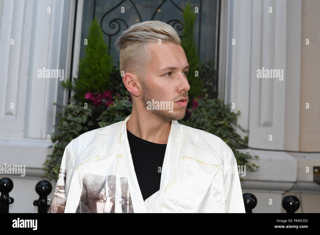 London, UK. 16th Sep 2018. Fashionista attend Fashion Scout - SS19 - London Fashion Week - Day 3, London, UK. 16 September 2018. Credit: Picture Capital/Alamy Live News Stock Photo