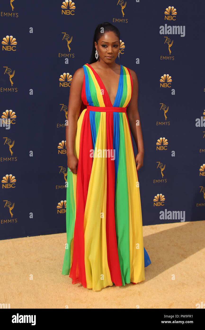 Los Angeles, Ca, USA. 17th Sep, 2018. Tiffany Haddish at the 70th