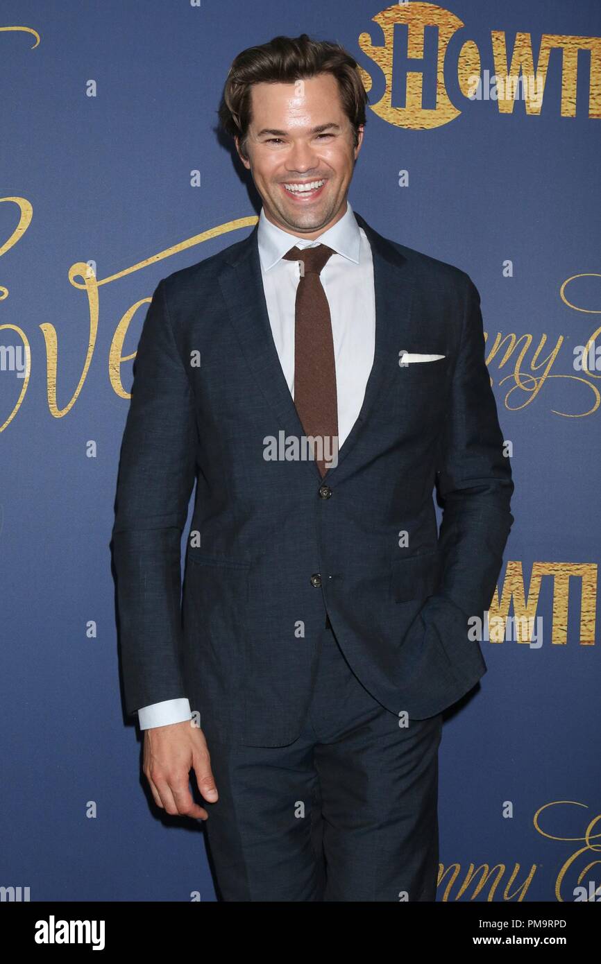Andrew Rannells at arrivals for Showtime Emmy Eve Nominees Celebration ...