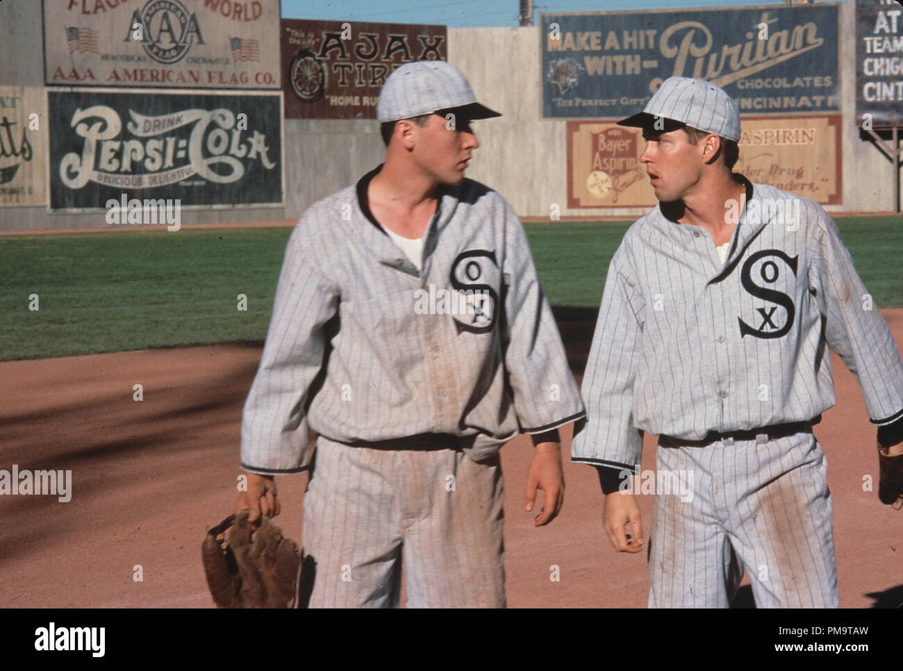 Studio Publicity Still from 'Eight Men Out' John Cusack, D.B. Sweeney © 1988 Orion Pictures Photo Credit: Bob Marshak   All Rights Reserved   File Reference # 31694218THA  For Editorial Use Only Stock Photo