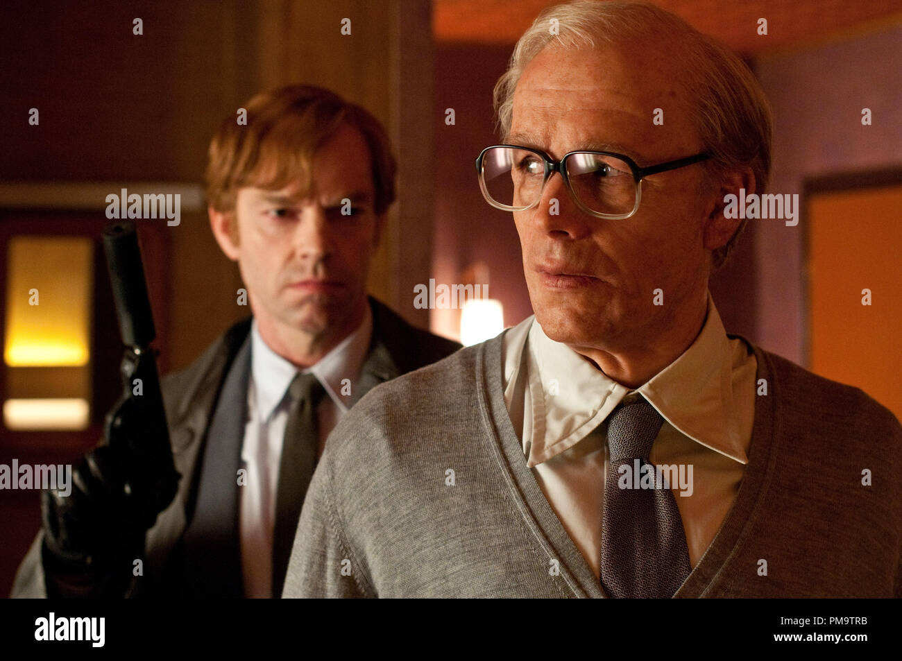 L-r) HUGO WEAVING as Bill Smoke and JAMES D'ARCY as old Rufus Sixsmithin  the epic drama “CLOUD ATLAS,” distributed domestically by Warner Bros.  Pictures and in select international territories Stock Photo -