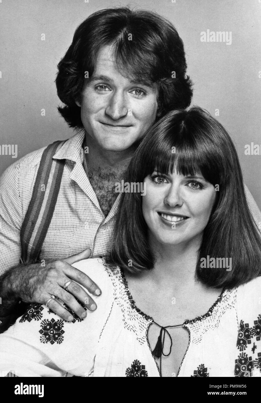 Studio Publicity Still from 'Mork & Mindy' Robin Williams, Pam Dawber 1978  All Rights Reserved   File Reference # 31720128THA  For Editorial Use Only Stock Photo