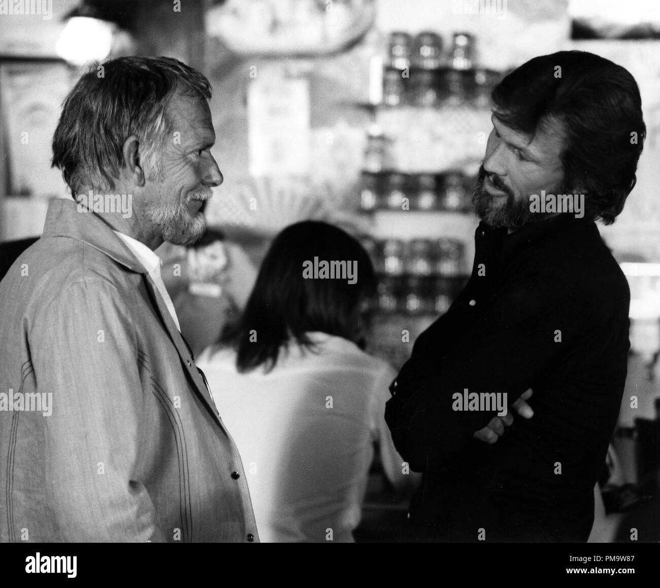 Studio Publicity Still from 'Convoy' Director Sam Peckinpah, Kris Kristofferson  © 1978 United Artists  All Rights Reserved   File Reference # 31720201THA  For Editorial Use Only Stock Photo