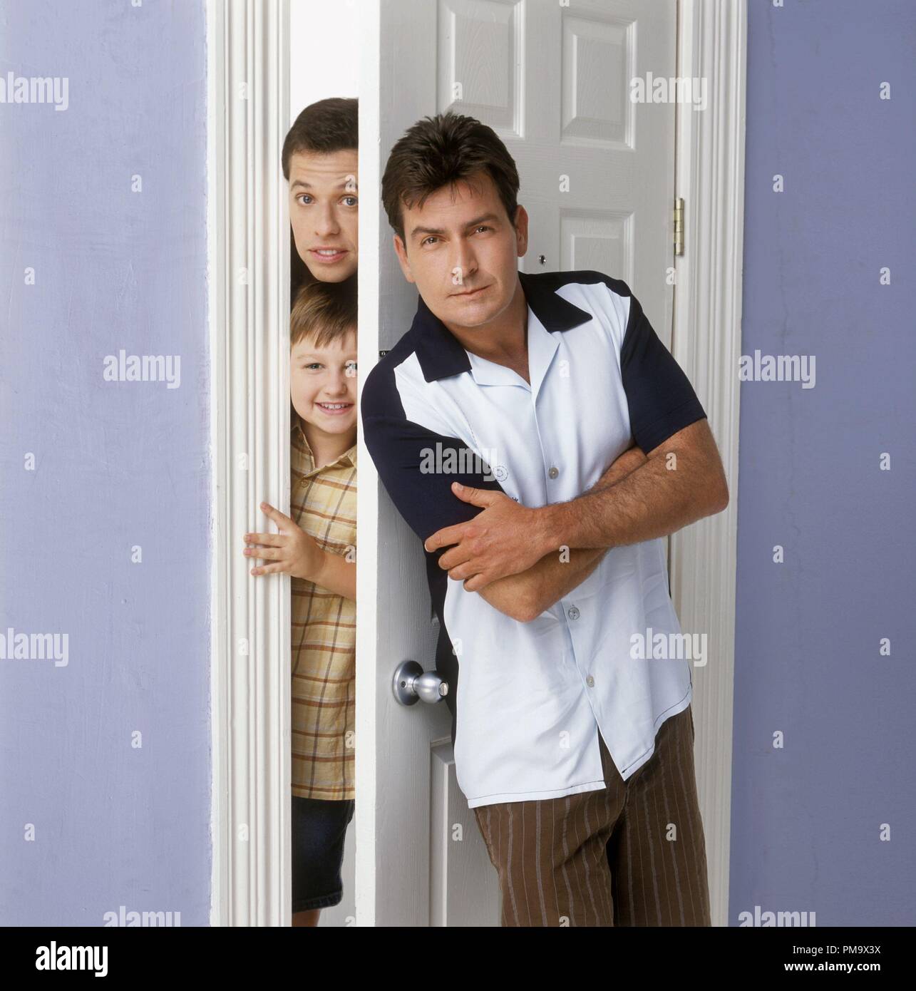 Angus T. Jones, Charlie Sheen, Jon Cryer "Two and a Half Men" Season 1