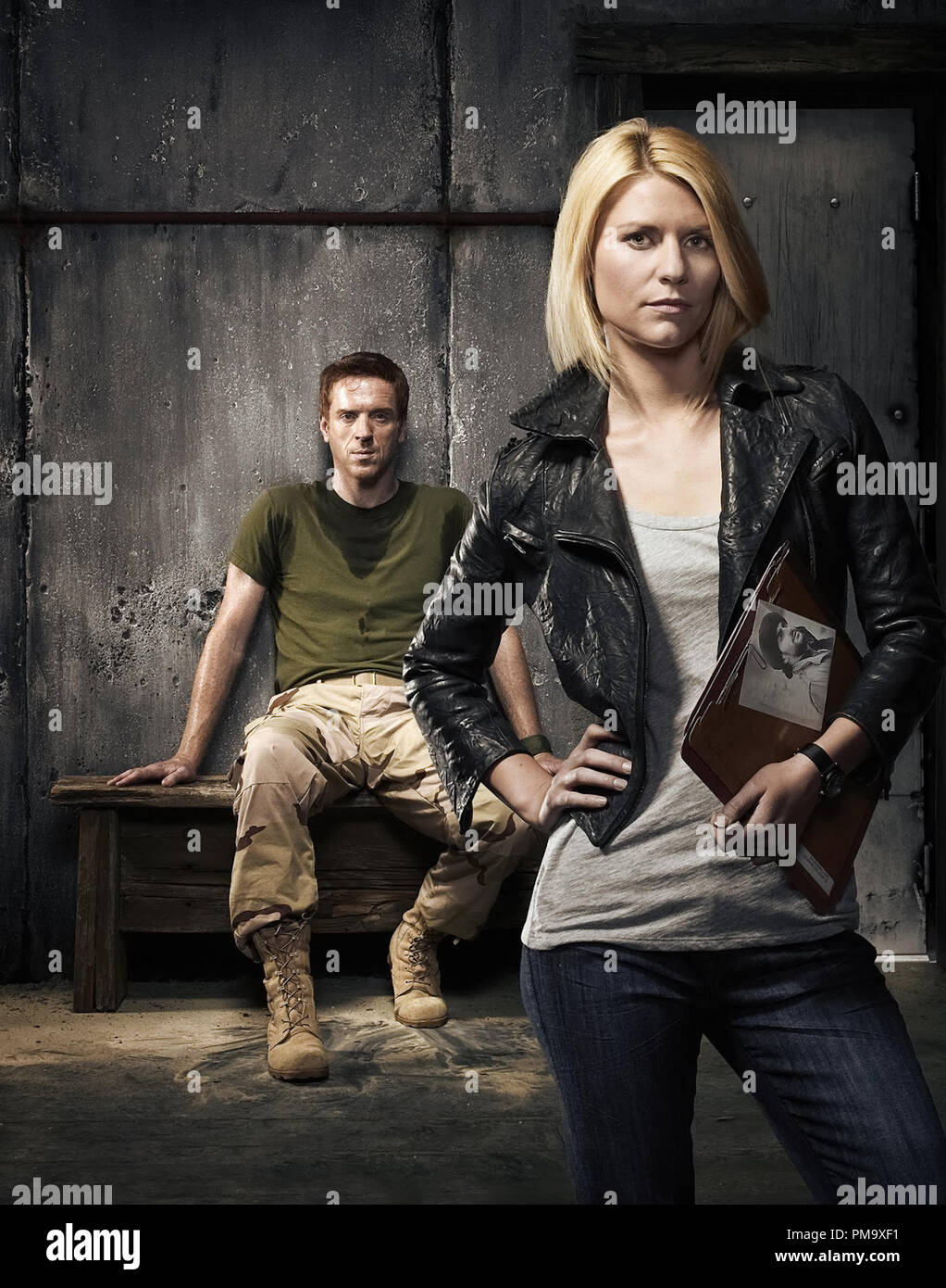 Claire Danes And Damian Lewis Homeland Season 1 11 Stock Photo Alamy