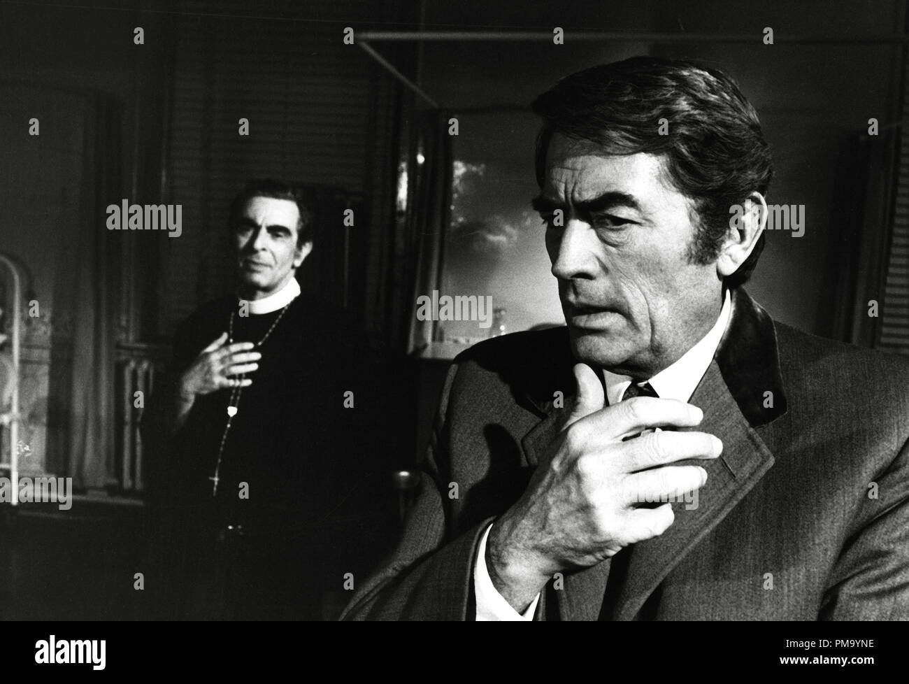 Studio Publicity Still: 'The Omen' Gregory Peck 1976 20th Century Fox  File Reference # 31780 260THA Stock Photo