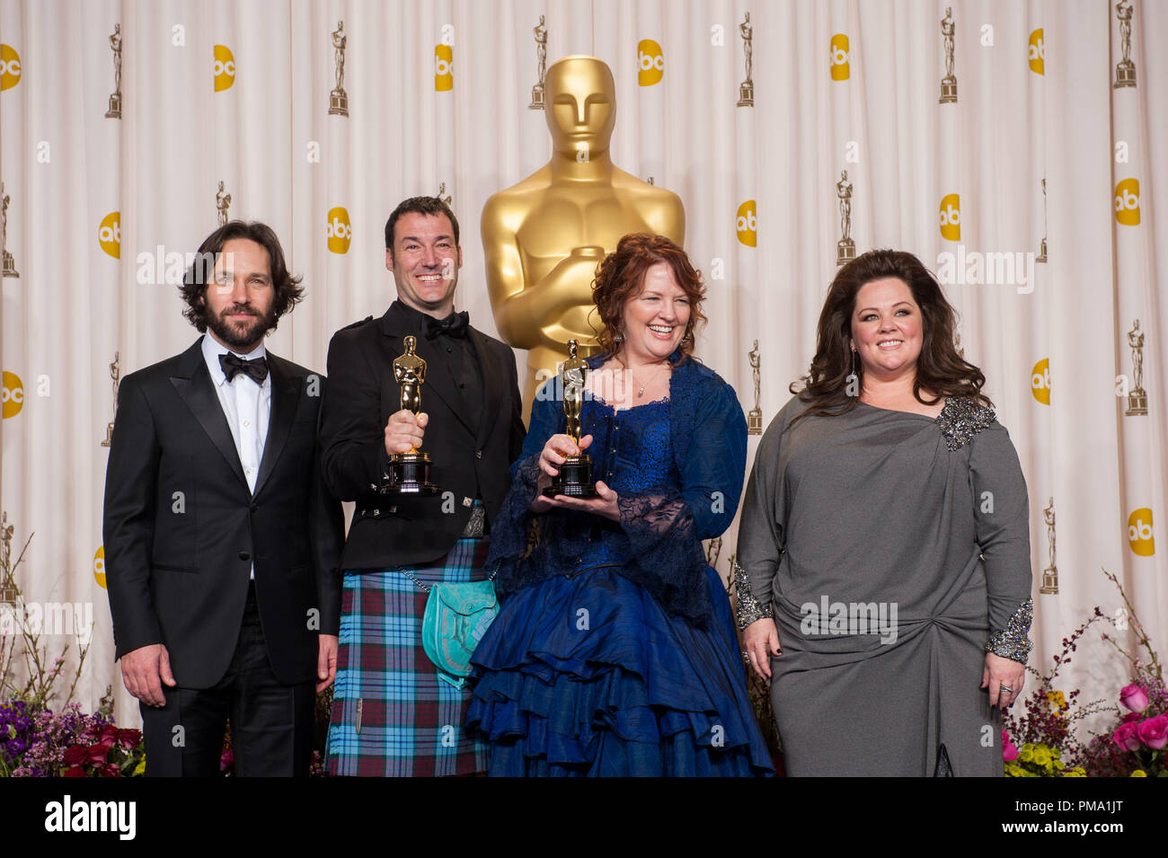 Paul rudd and melissa mccarthy hires stock photography and images