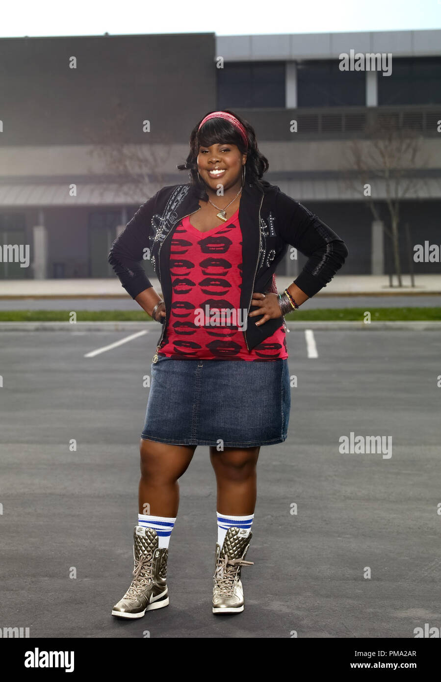 Glee Amber Riley As Mercedes On Glee Fox Broadcasting Co Cr Joe Viles Fox Stock Photo Alamy