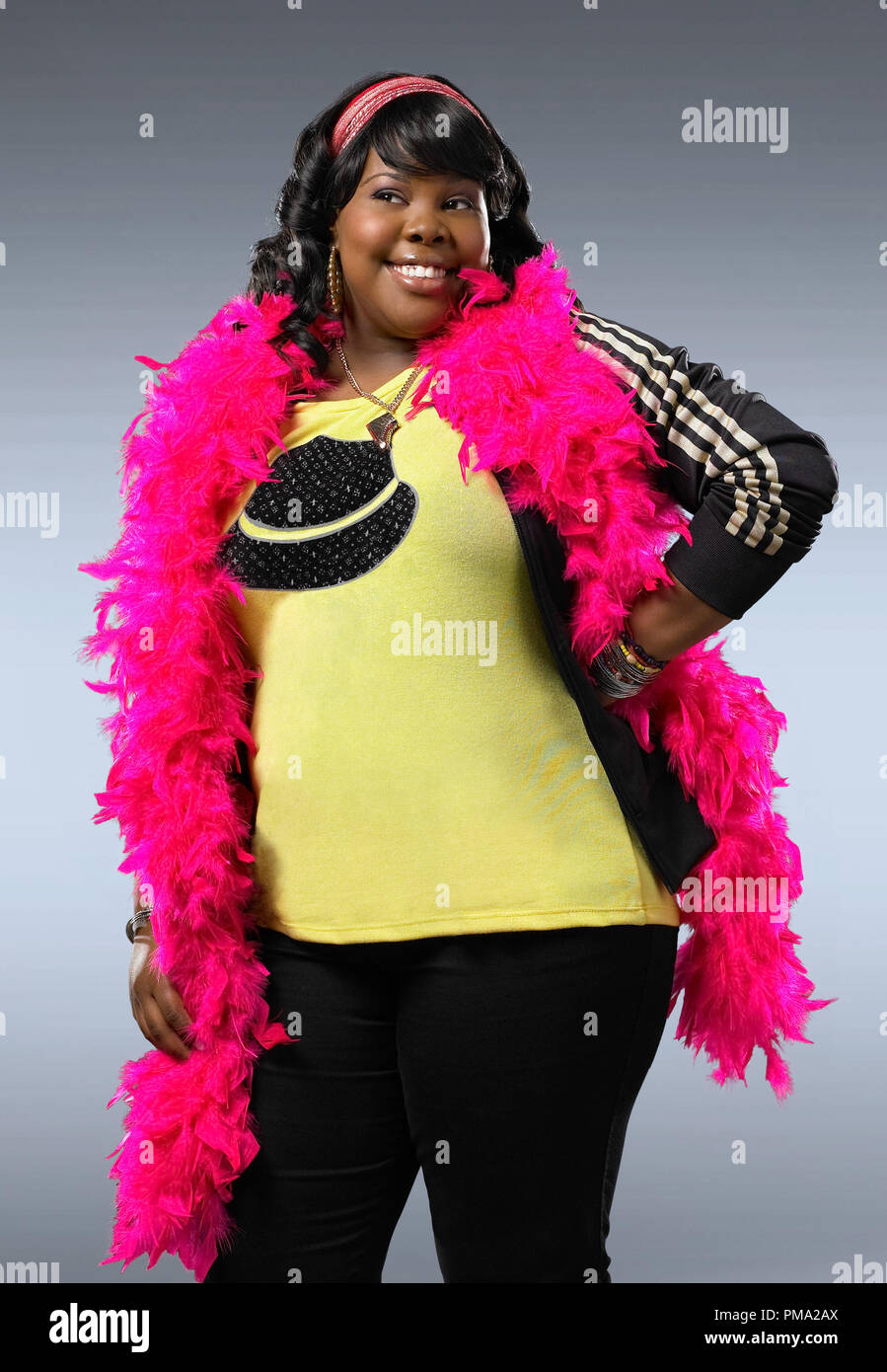 GLEE: Amber Riley as Mercedes on GLEE Fox Broadcasting Co. CR: Joe  Viles/FOX Stock Photo - Alamy