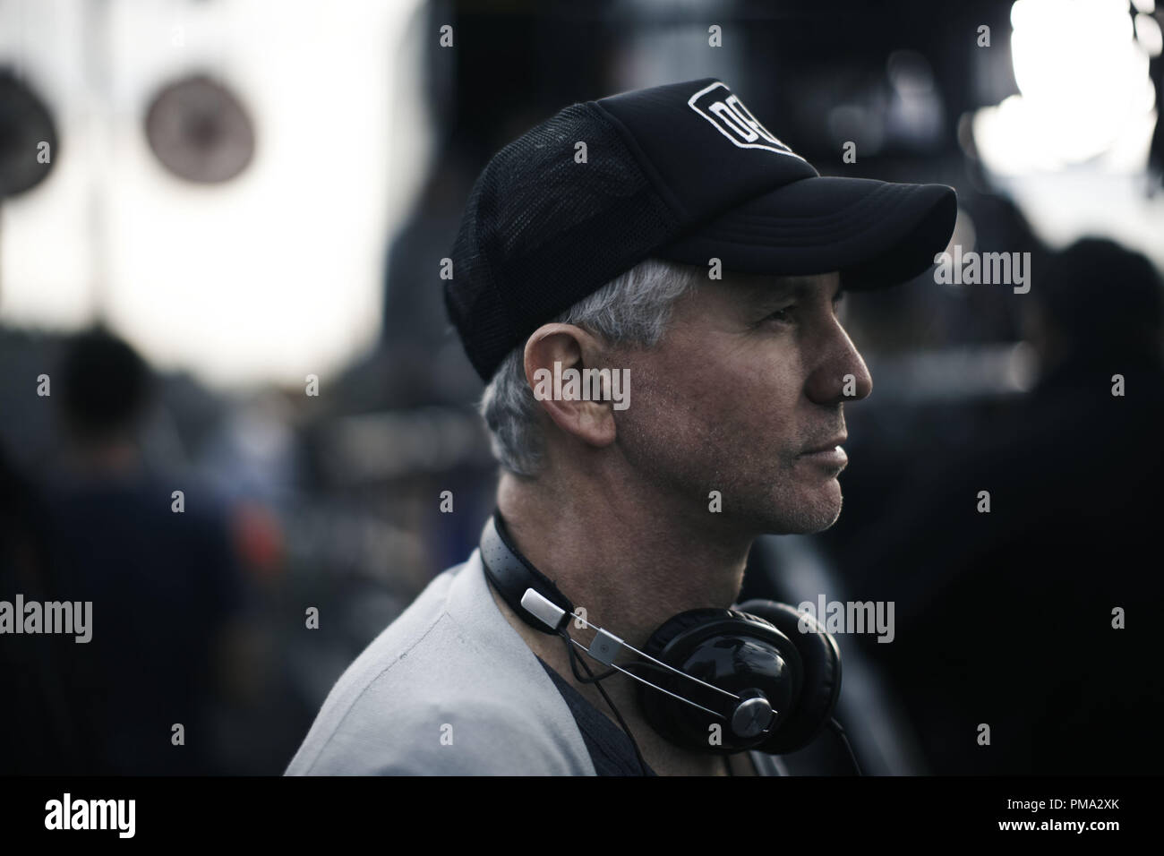 Director BAZ LUHRMANN on the set of Warner Bros. Pictures' and Village Roadshow Pictures' drama 'THE GREAT GATSBY,' a Warner Bros. Pictures release. Stock Photo