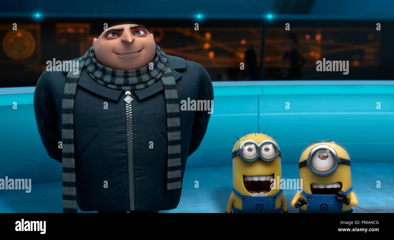 Gru (STEVE CARELL) gets back to work with his Minions in 