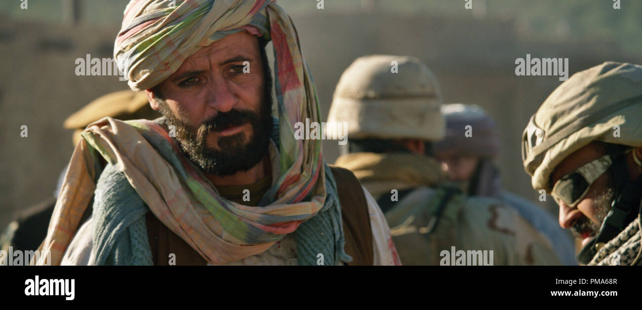 ALI SULIMAN as Gulab, the Afghan villager who saved Marcus Luttrell's life in 'Lone Survivor' Stock Photo