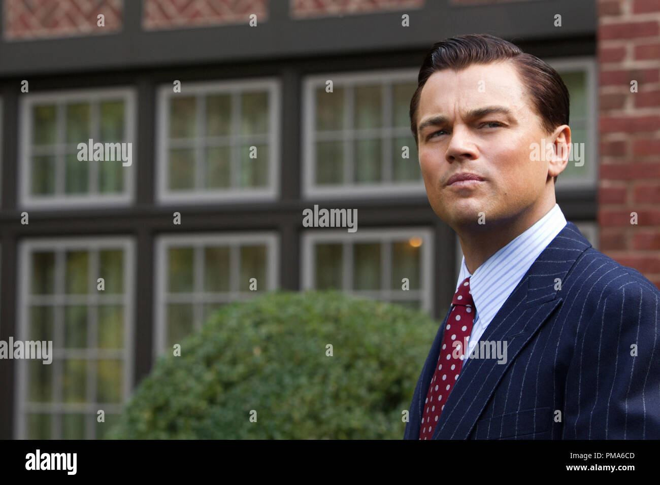 Leonardo DiCaprio plays Jordan Belfort in THE WOLF OF WALL STREET, from Paramount Pictures and Red Granite Pictures Stock Photo -