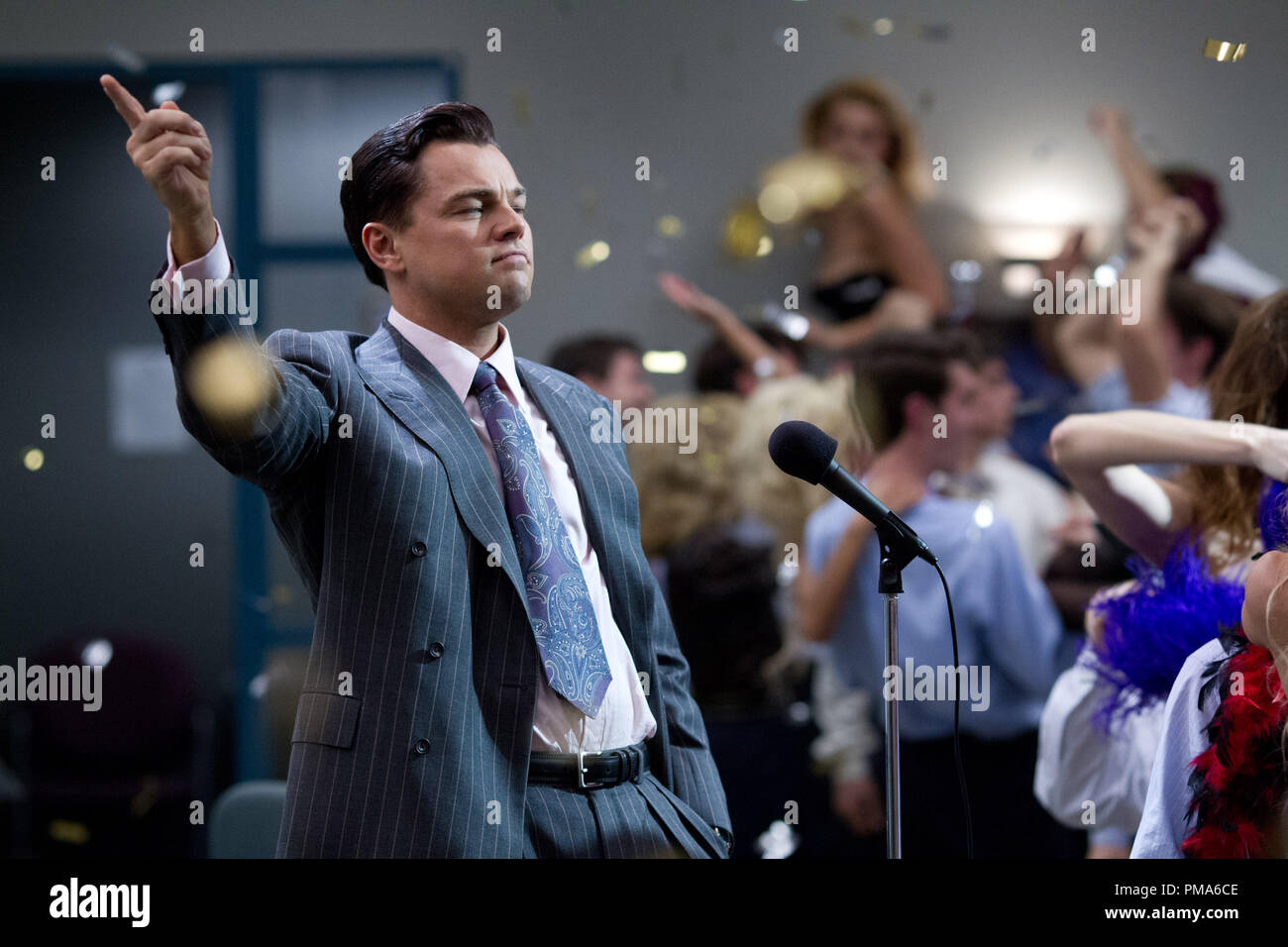 DiCaprio Jordan Belfort in THE WOLF OF WALL STREET, from Paramount Pictures and Red Pictures Photo - Alamy
