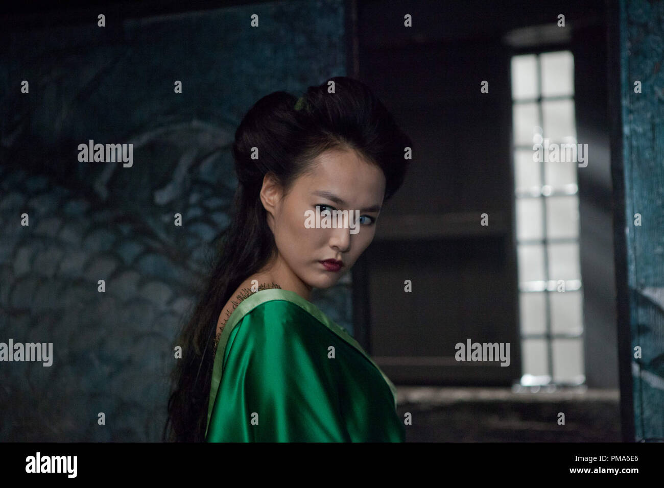 RINKO KIKUCHI as the Witch in the action-adventure '47 Ronin'. Stock Photo