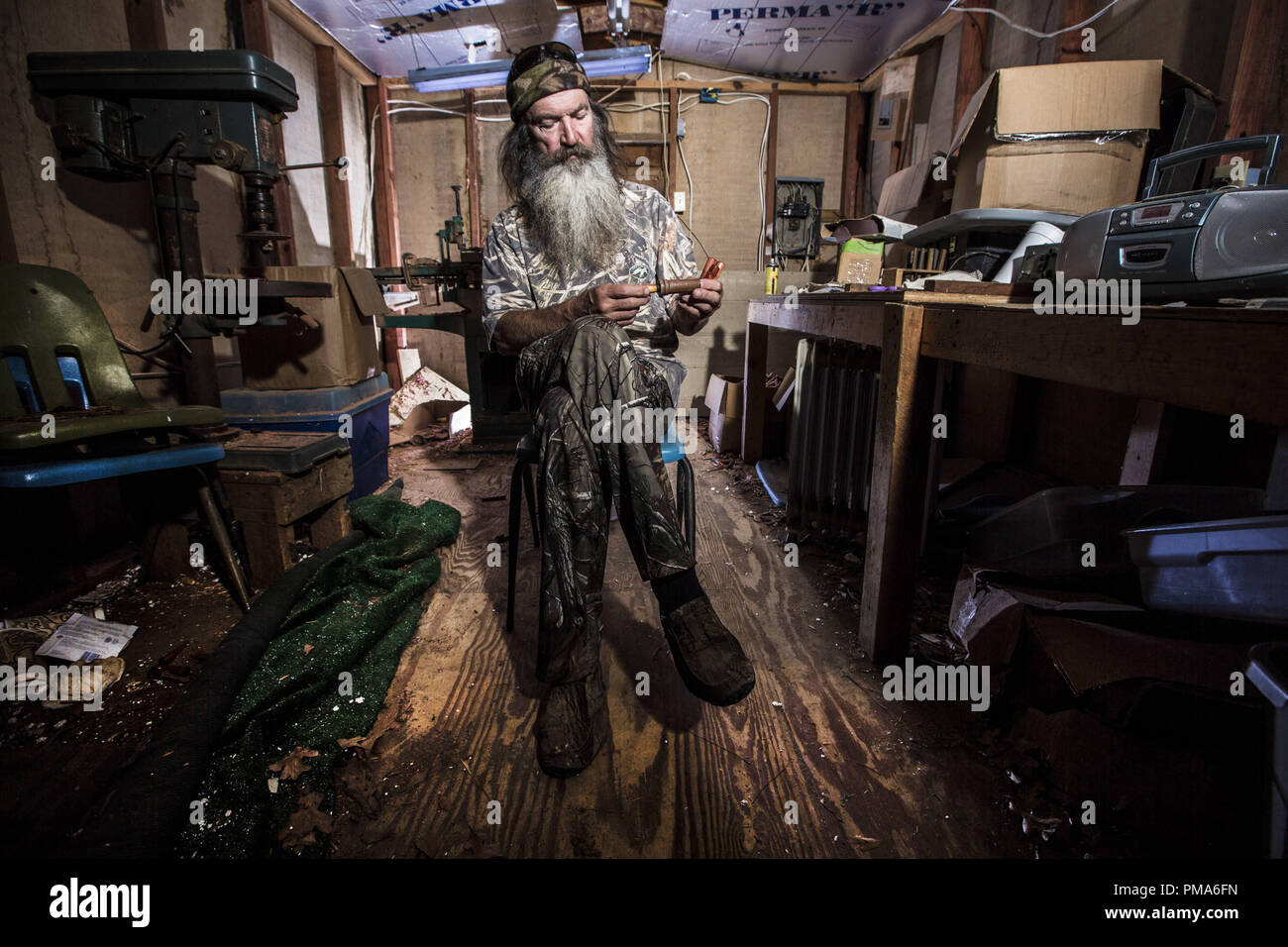 Phil Robertson in A&E's Duck Dynasty Stock Photo - Alamy